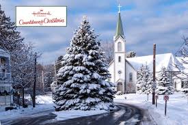 harbor springs christmas card snow view